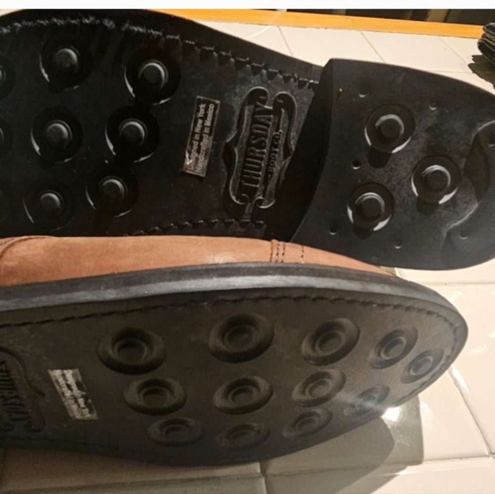 Thursday Boot Company Rustic Brown Leather Boots - Picture 7 of 8